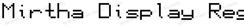 Mirtha Display Regular字体转换